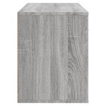 vidaXL Armoire à chaussures Sonoma gris 80x35x45 cm Bois d'ingénierie