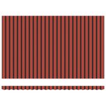 vidaXL Store Rétractable Manuel Orange et Marron 500x300 cm