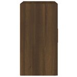 vidaXL Armoire murale Chêne marron 60x30x60 cm Bois d'ingénierie