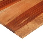 vidaXL Dessus de table Bois solide 25-27 mm 60x90 cm