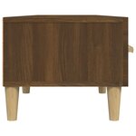 vidaXL Meuble TV Chêne marron 150x34 5x30 cm Bois d'ingénierie