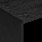 vidaXL Meuble TV noir 100x33x46 cm bois d'ingénierie