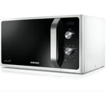 Samsung - mg28f303eaw - micro-ondes gril - blanc poignée silver - 28l - 900w - pose libre