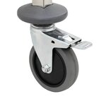 vidaXL Chariot à plateaux 12 bacs GN 75x55x87 cm acier inoxydable