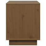 vidaXL Meuble TV Marron miel 74x35x44 cm Bois de pin massif