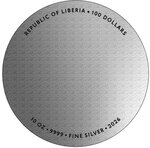 Monnaie PERSEUS AND MEDUSA Anamorphosis 10 Oz Argent 100$ Liberia 2026 (PRÉCOMMANDE)