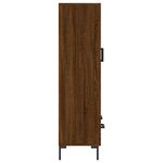 vidaXL Buffet haut chêne marron 69 5x31x115 cm bois d'ingénierie