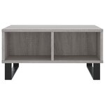 vidaXL Table basse sonoma gris 60x60x30 cm bois d'ingénierie
