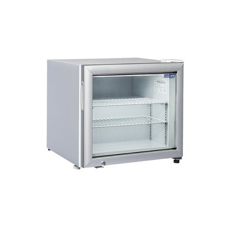 Mini armoire réfrigérée négative vitrée - 50 l - cool head - r290 - acier1570vitrée x530x530mm