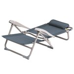 Easy Camp Chaise de plage pliable Breaker Bleu océan