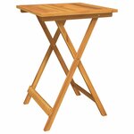 vidaXL Ensemble bistro de jardin 3 Pièces Marron Bois d'acacia massif