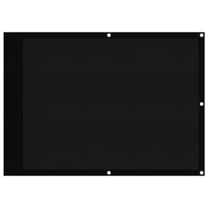vidaXL Écran de balcon noir 75x800 cm 100  polyester oxford