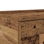 vidaXL Tiroirs de lit avec tiroir Bois ancien 75 x 36.5 x 16.5 cm