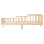 vidaXL Lit de jour sans matelas 80x200 cm bois de pin massif