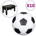 vidaXL Ballons de baby-foot 10 Pièces 32 mm ABS