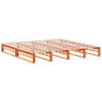 vidaXL Cadre de lit sans matelas cire marron 180x200cm bois pin massif