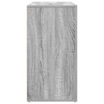 vidaXL Buffet Sonoma gris 120 x 36 x 69 cm Bois d'ingénierie