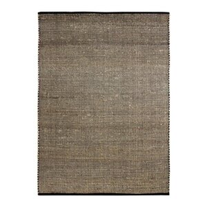 Tapis en Jute 120x170 naturel - noir
