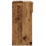vidaXL Table console vieux bois 90x36x75 cm bois d'ingénierie