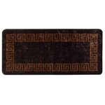 vidaXL Coureur de Tapis MARSA Noir 50 x 100 cm Polyester et PVC
