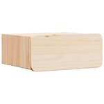vidaXL Table de chevet Marron 39 x 34 x 16 5 cm Bois massif en pin
