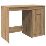 vidaXL Bureau chêne artisanal 100x50x76 cm bois d'ingénierie