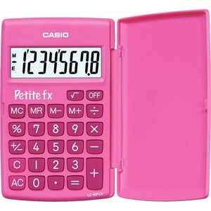 Calculatrice CASIO Petite fx rose