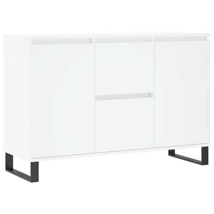 vidaXL Buffet blanc 101 5x35x70 cm bois d'ingénierie
