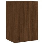 vidaXL Meuble TV mural chêne marron 40 5x30x60 cm bois d'ingénierie