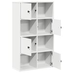 vidaXL Bibliothèque blanc 60x24x101 5 cm bois d'ingénierie