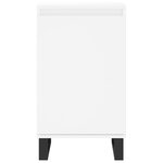 vidaXL Buffets 2 Pièces blanc 40x35x70 cm bois d’ingénierie