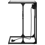 vidaXL Table de chevet Sonoma gris 41.5 x 26 x 60.5 cm