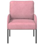 vidaXL Canapés avec coussin 55cm Rose Contreplaqué