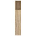 vidaXL Armoire de tête de lit Chêne sonoma 140x18 5x104 5 cm