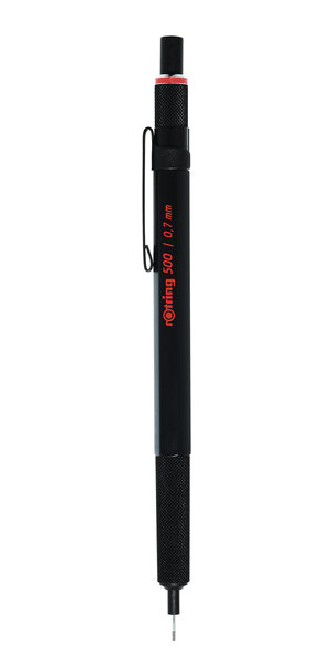 Rotring 500 porte-mine hb 0 7 mm noir