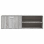 vidaXL Meuble TV sonoma gris 120x34x37 cm bois d'ingénierie