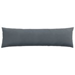 vidaXL Coussins de canapé 2 Pièces Gris foncé 145 x 40 cm