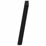 vidaXL Pieds de table à manger en U 2 pièces Noir 80 x (72-73) cm Acier