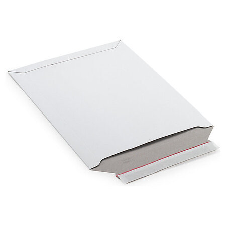 Pochette carton plat blanche à fermeture adhésive 26 3x34 8 cm (lot de 100)