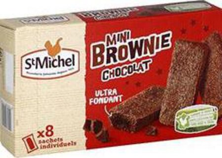 St Michel Mini Brownie Chocolat x8 240g
