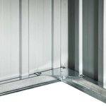 vidaXL Abri pour robot de jardin 92x97x63 cm Acier galvanisé Gris