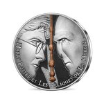 Monnaie  de 10€ argent colorisée harry potter - harry potter et les reliques de la mort ii