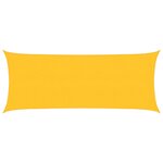 vidaXL Voile d'ombrage 160 g/m² Jaune 2x5 m PEHD