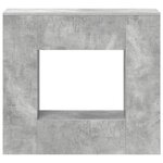 vidaXL Gris Béton 82 x 29 x 74 cm