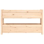 vidaXL Jardinière 112x25x66 cm Bois massif de pin