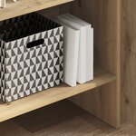 vidaXL Bibliothèque chêne artisanal 60 x 35 x 180 cm Bois d'ingénierie