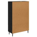 vidaXL Haut Armoire Chêne noir 69 5 x 31 x 115 cm Bois d'ingénierie