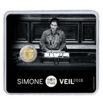 2 euros commémorative coincard BU France 2018 - Simone Veil.