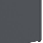 vidaXL Porte-parapluie Anthracite 28 x 12 x 41 cm Acier