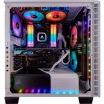 CORSAIR Kit de refroidissement Hydro Series H115i RGB PLATINUM - Radiateur 280mm - Éclairage RGB (CW-9060038-WW)